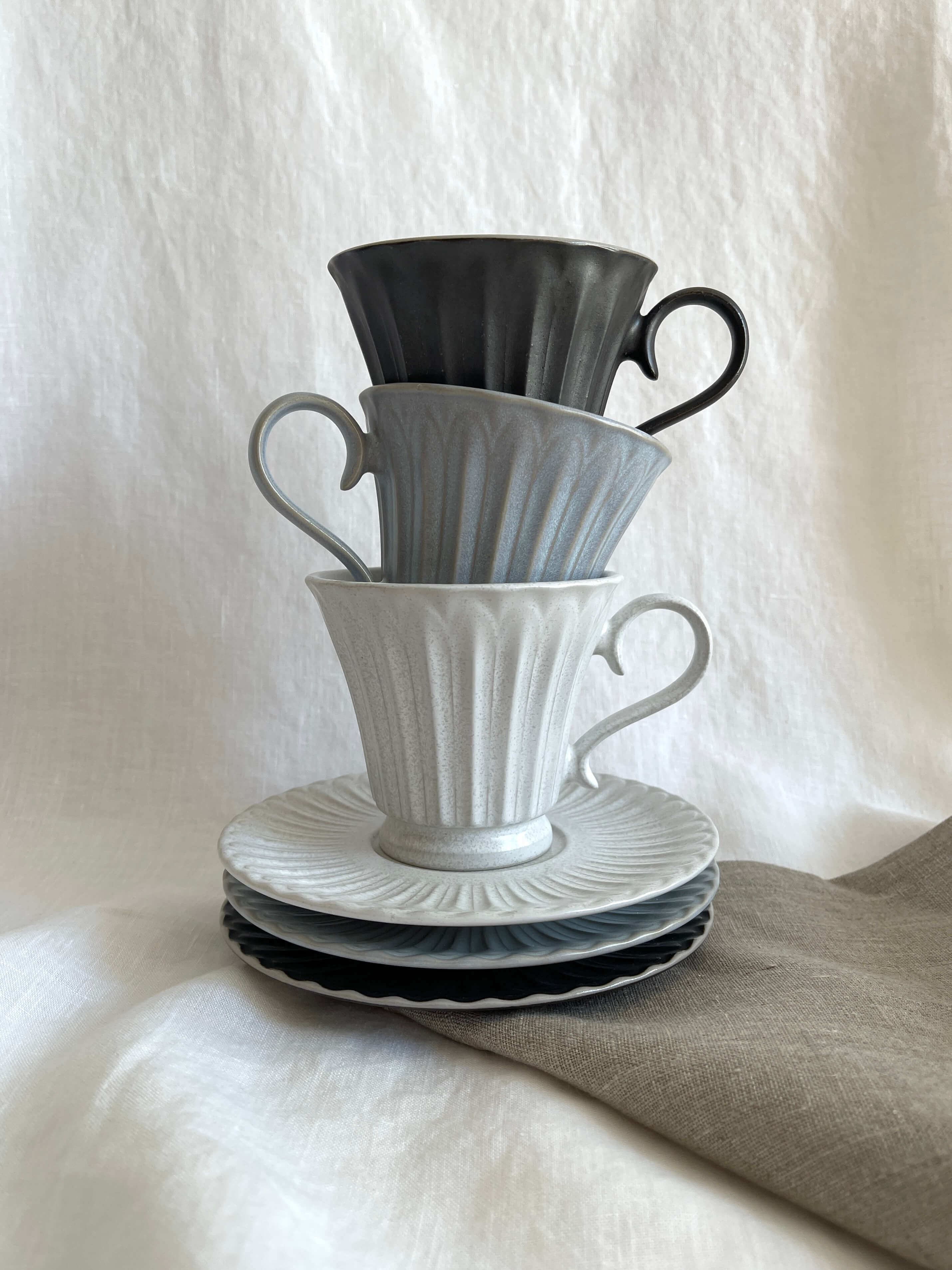 Storia Tall Coffee Cup & Saucer