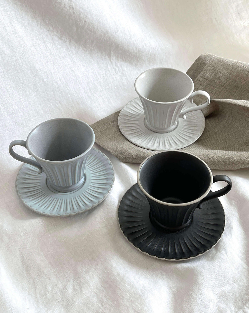 Storia Tall Coffee Cup & Saucer
