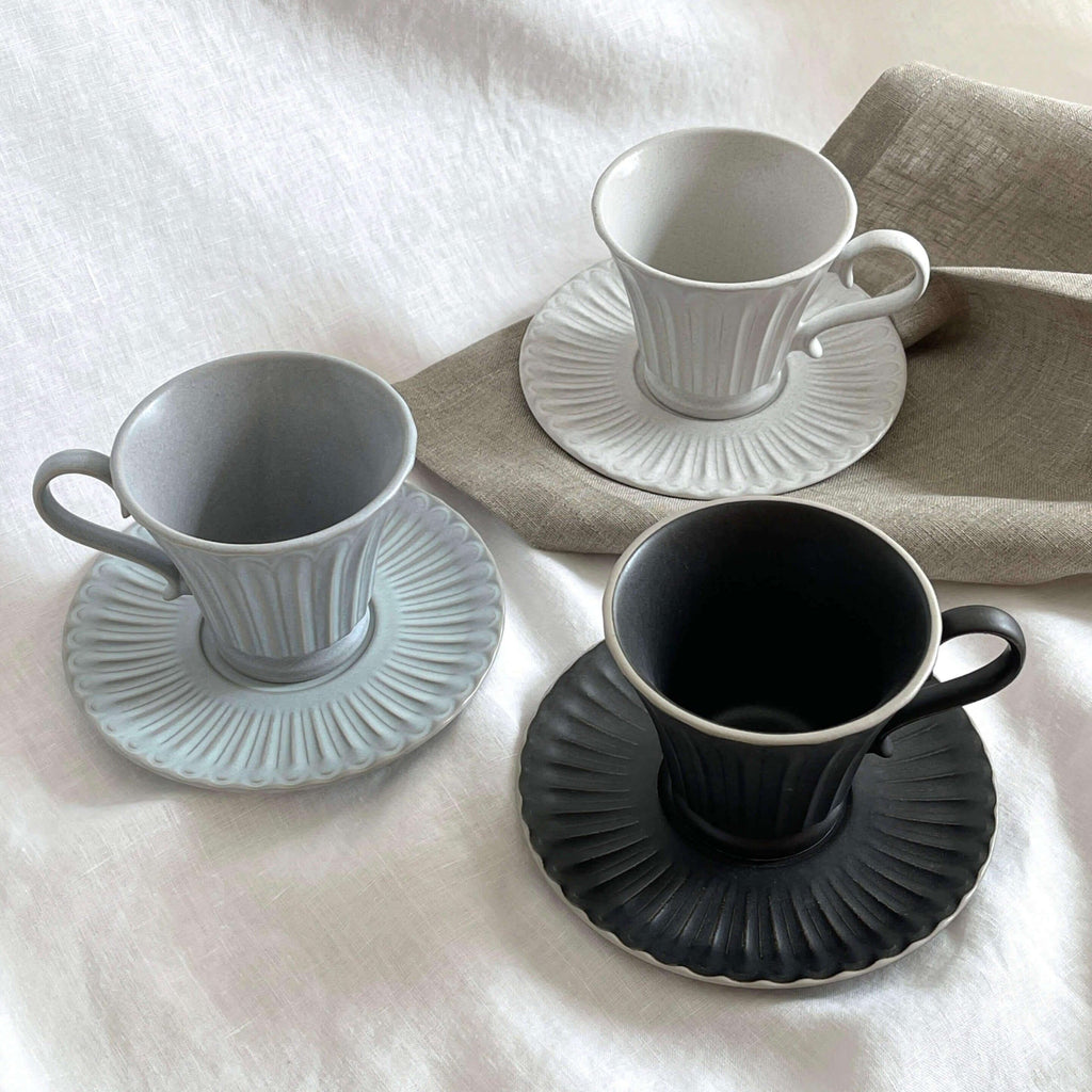Storia Tall Coffee Cup & Saucer