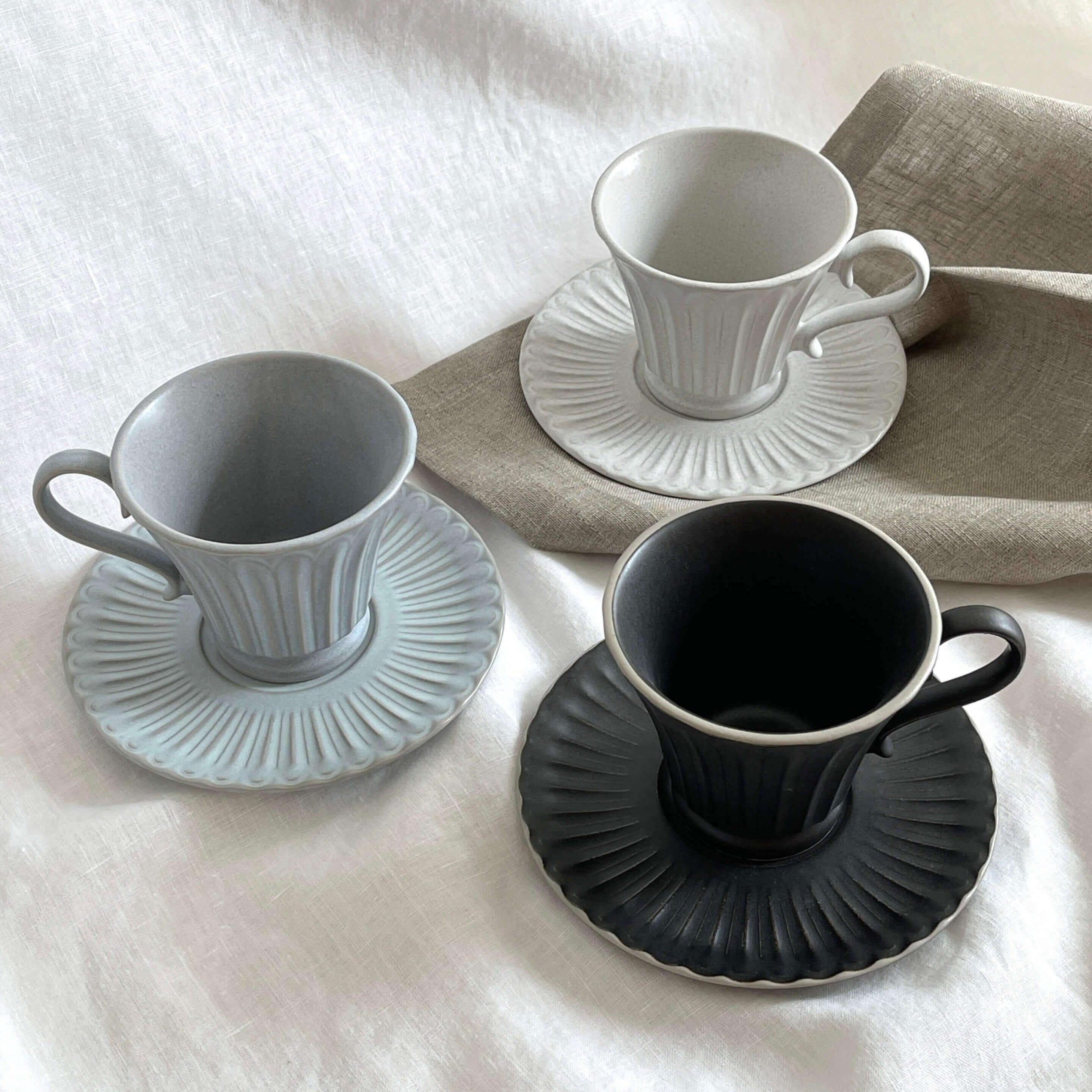 Storia Tall Coffee Cup & Saucer