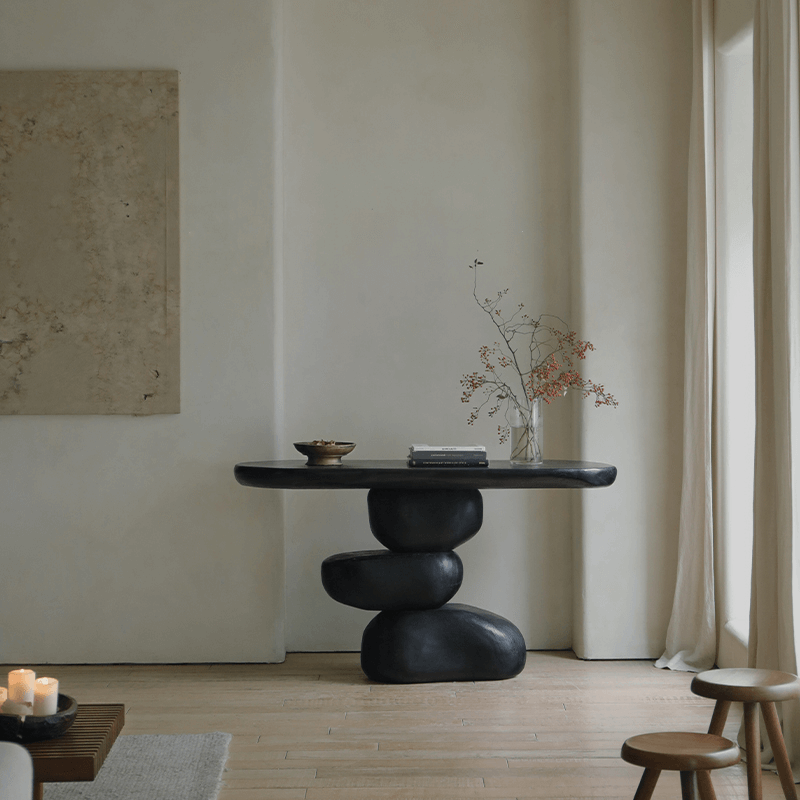 Wabi-Sabi Creative Living Room Porch Table