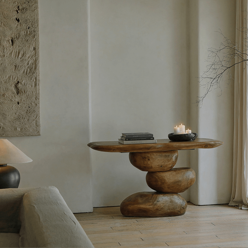 Wabi-Sabi Creative Living Room Porch Table