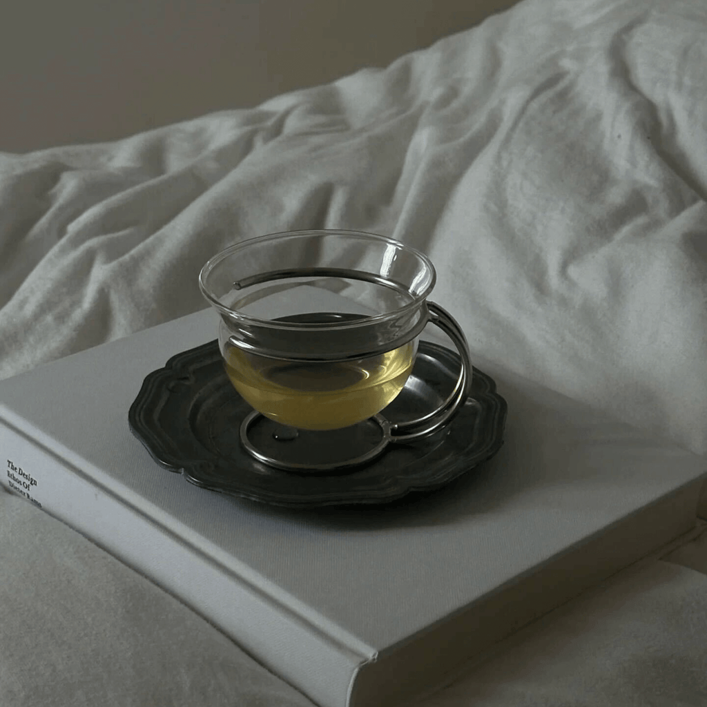 Muse Glass Cup & Saucer Set