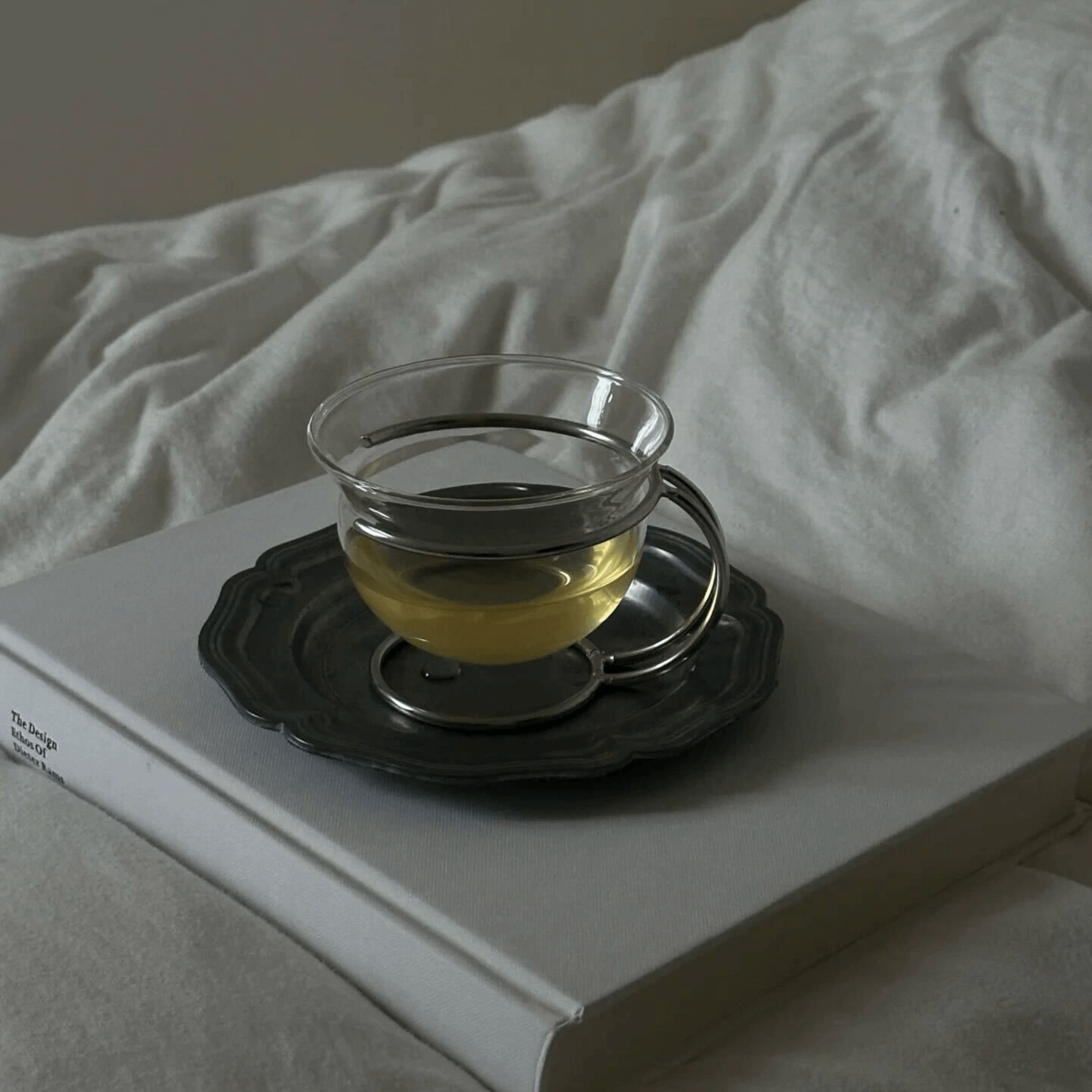 Muse Glass Cup & Saucer Set