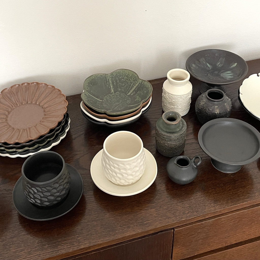 Shinogi Cup And Saucer Set