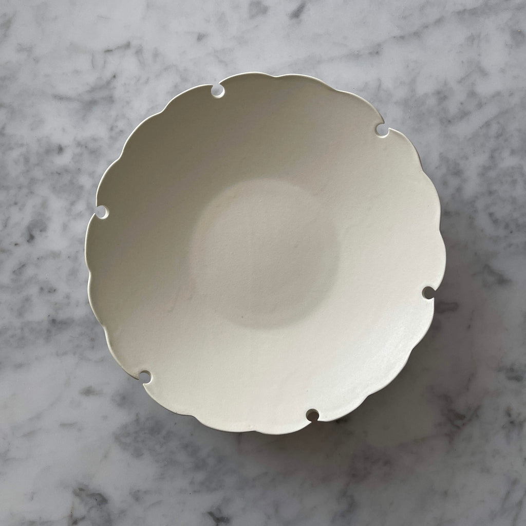 Yukiwa Plate by Yoshida Pottery