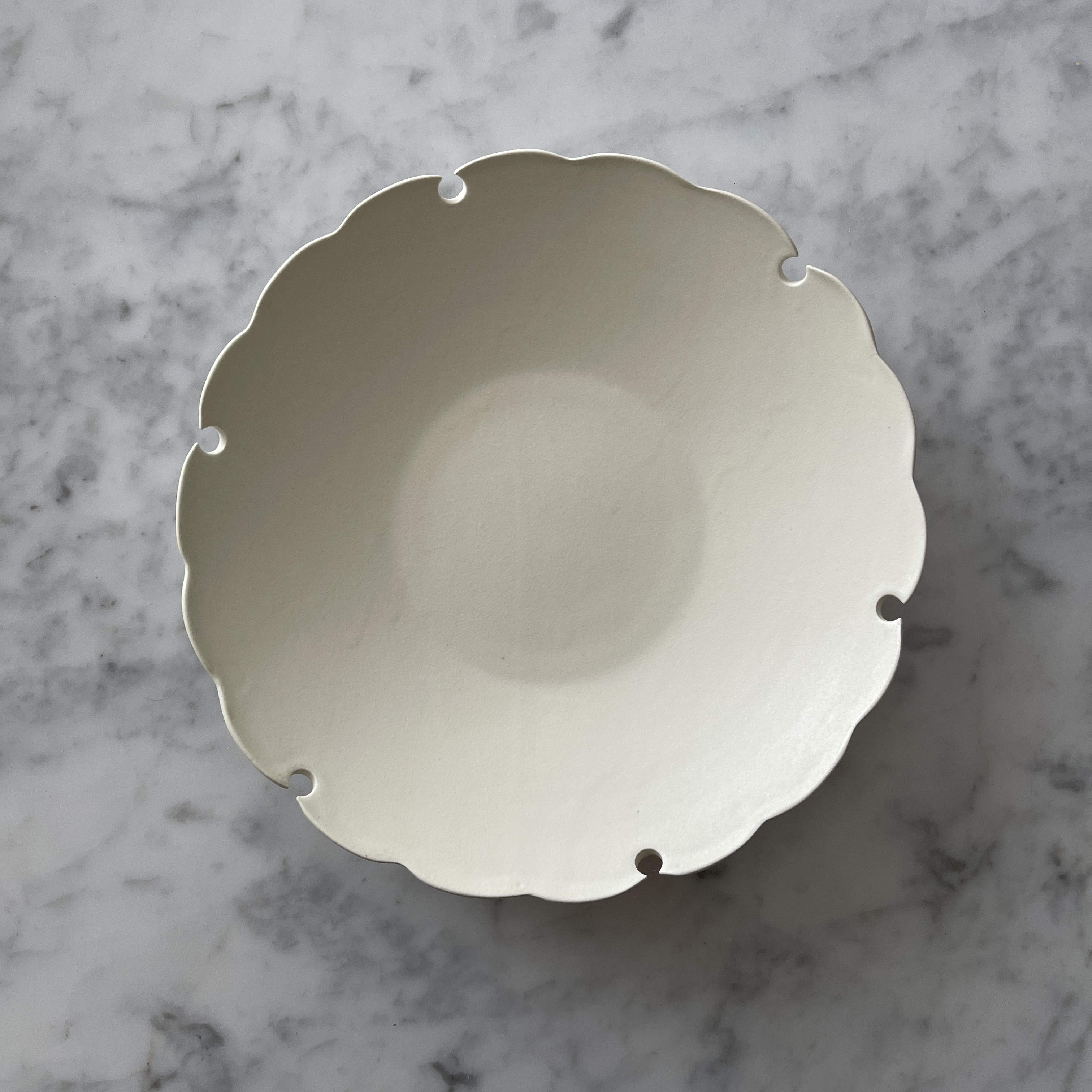 Yukiwa Plate by Yoshida Pottery