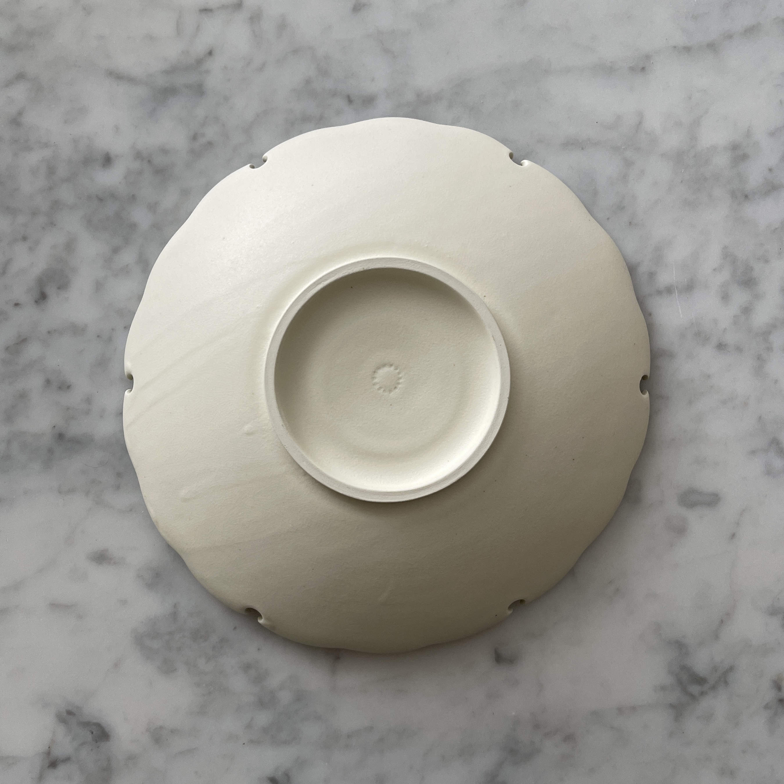 Yukiwa Plate by Yoshida Pottery