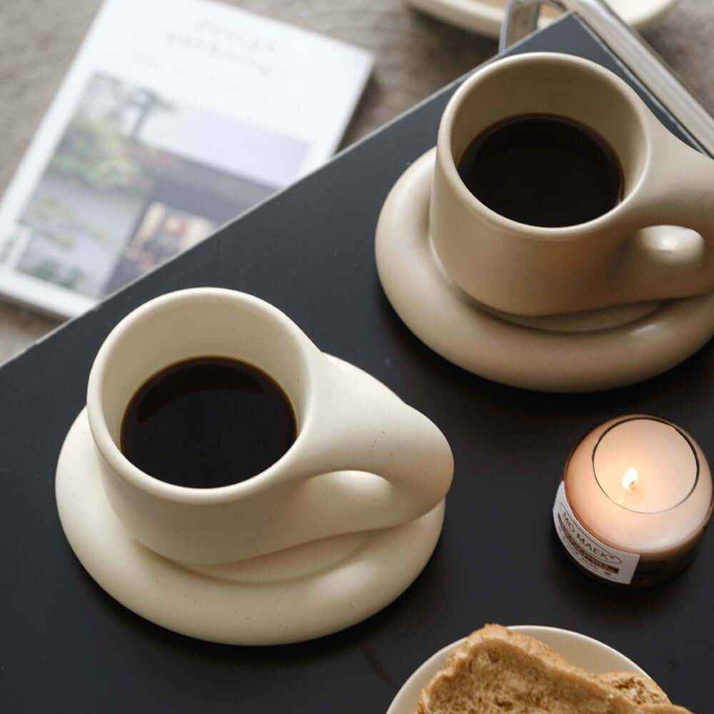 Artisan Nordic Chubby Mug & Plate