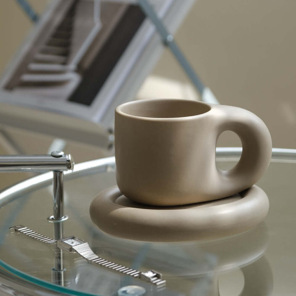 Artisan Nordic Chubby Mug & Plate