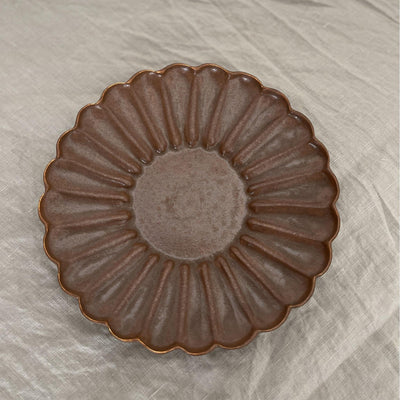 Rinka Plate by Yoshida Pottery