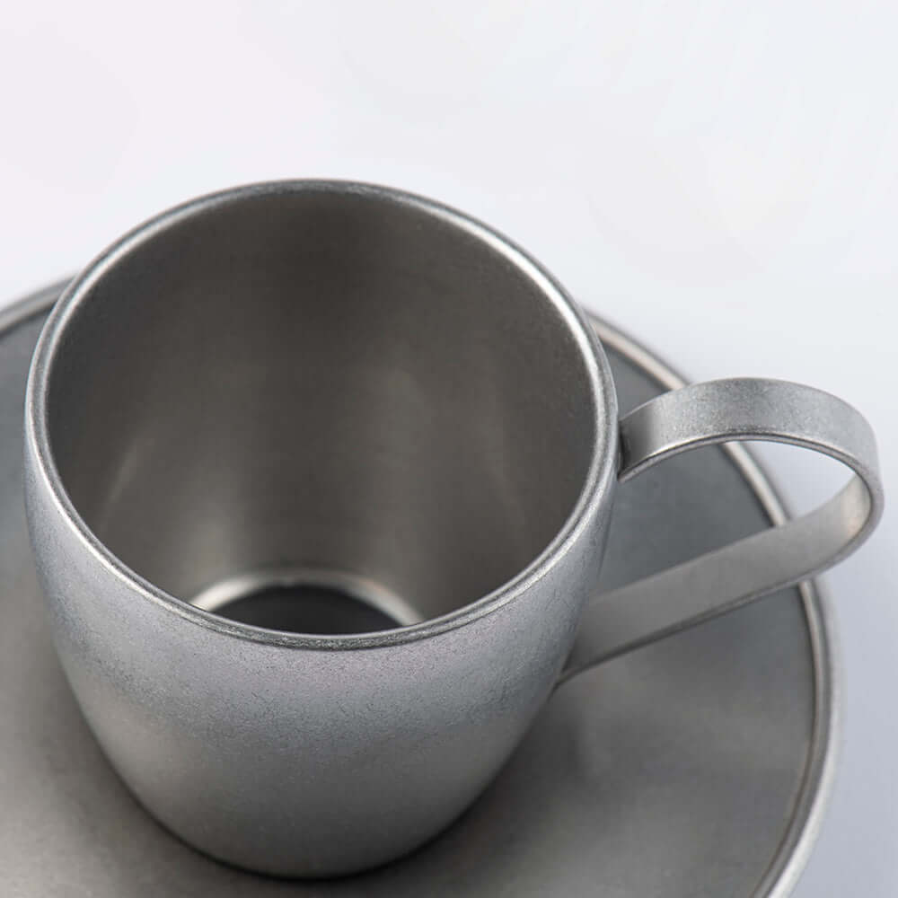 VINTAGE INOX Cup & Saucer