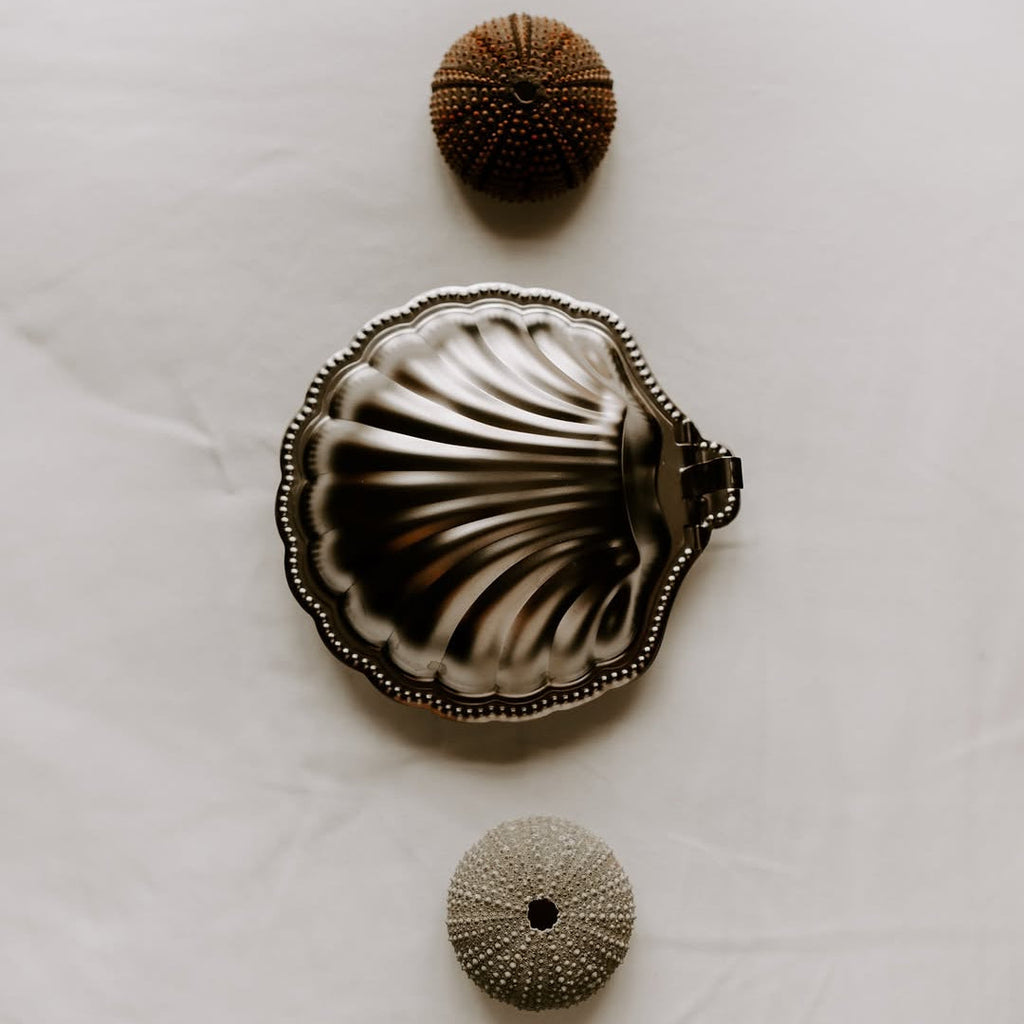 Vintage Metal Shell Box